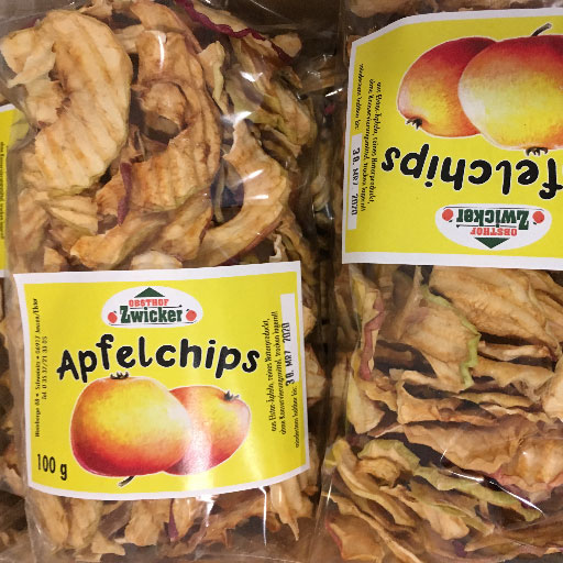 Apfelchips vom Obsthof Zwicker